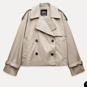Zara Crop Trench - ZW Collection